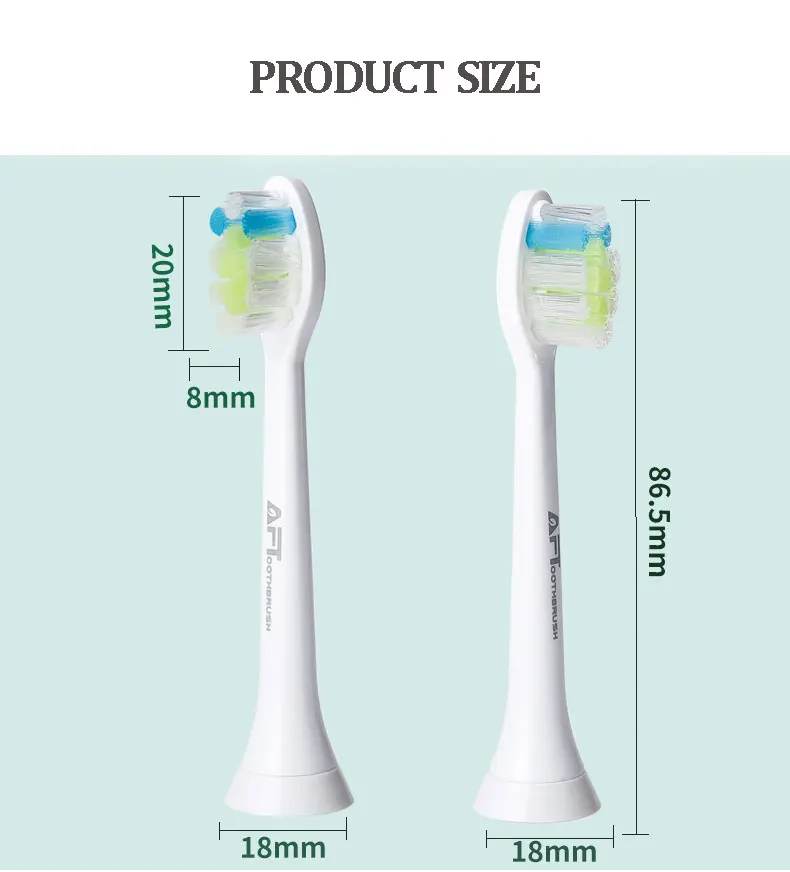 3 Pcs Sonic Electric Toothbrush Head DiamondClean Soft Bristle 3D Replacement Tooth Brush Heads Fits for Philips Oral Care