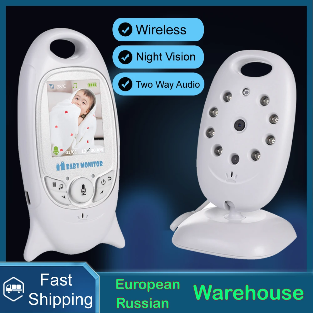 Video Baby Monitor Camera VB601 Wireless Babysitter 2 Way Talk Night