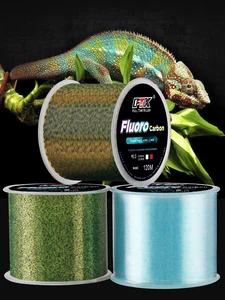 FTK 120 м невидимая рыболовная леска Speckle с фторуглеродным покрытием, рыболовная леска 0,20 мм-0,50 мм 4.13LB-34.32LB, сверхпрочная пятнистая леска