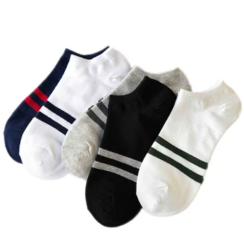 

10pieces=5pairs men's boat Socks for All Seasons Spring Autumn Male Casual Breathable and sweat absorption Men Ankle Sock