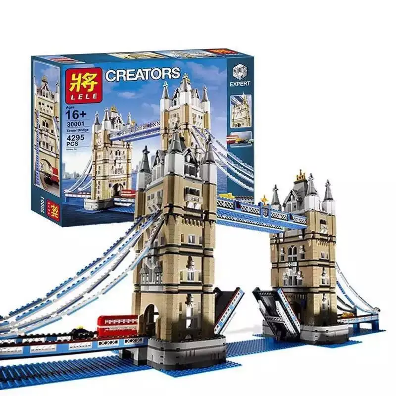 

Lele Trump 30001 Street View Series London Tower Bridge Children'S Educational Assembled Fight Inserted Small Particles Building