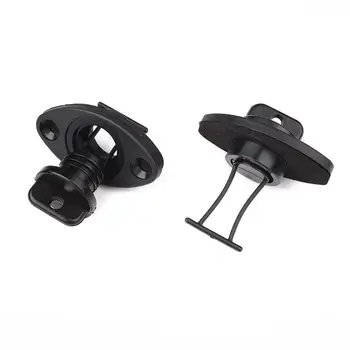 

2Pcs Universal Thread Drain Hole Plug Bung for Dinghy Kayak Canoes Black