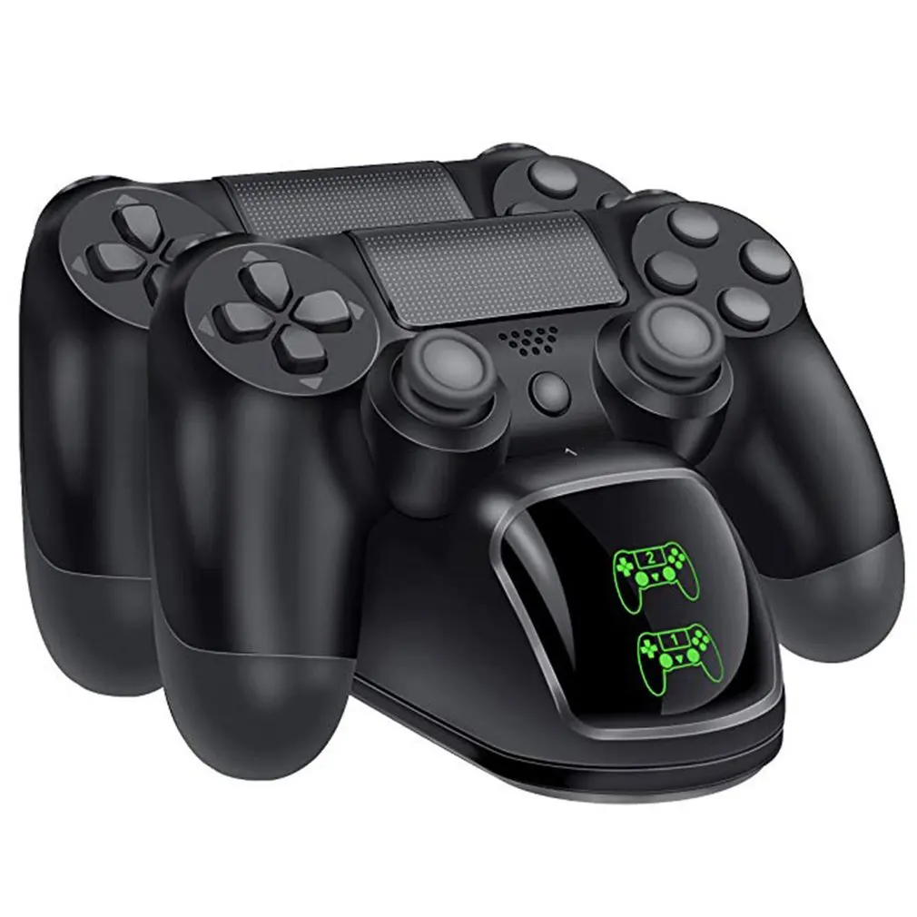Для PS4 Зарядная база беспроводной игровой контроллер зарядное устройство двойная Зарядная база светодиодный дисплей игровой контроллер зарядное устройство для PS4