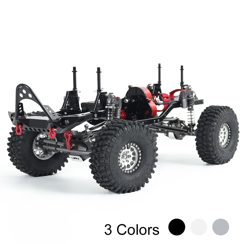 1/10 Rc Rock Crawler Metal Chassis Builders Kit 312mm Wheelbase With