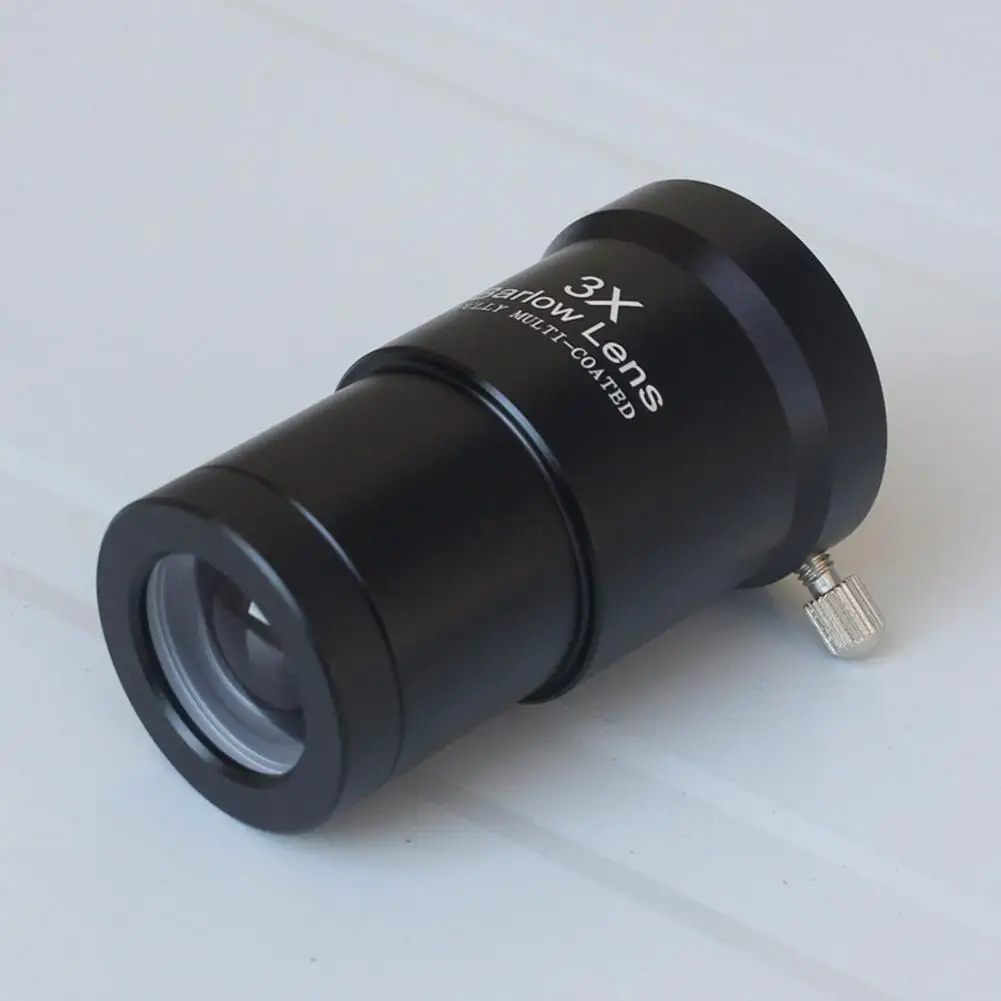 2 in 1 3X & 5X Barlow Lens 1.25 Inch Fully Multi Coated Film With M42