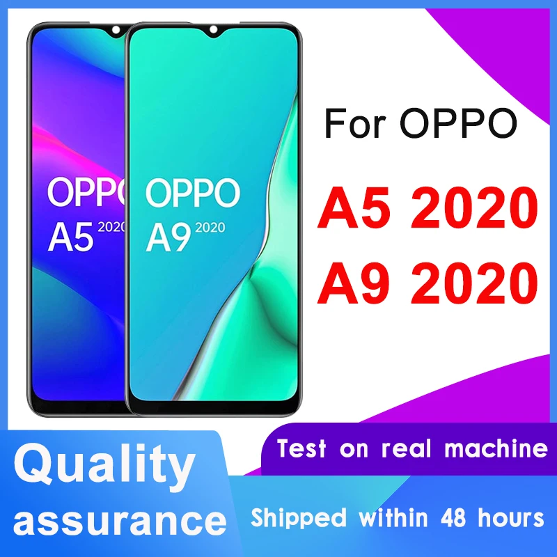 Новый проверенный 6 5 &quotдисплей для OPPO A5 2020 ЖК дисплей кодирующий преобразователь