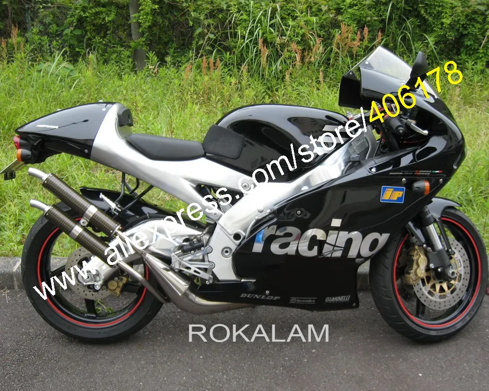 オートバイアクセサリーアプリリア Rs250 1998 1999 2000 2001 2002 Rs 250 98 99 00 01 02 グロスブラックアフターマーケットフェアリング Full Fairing Kits Aliexpress