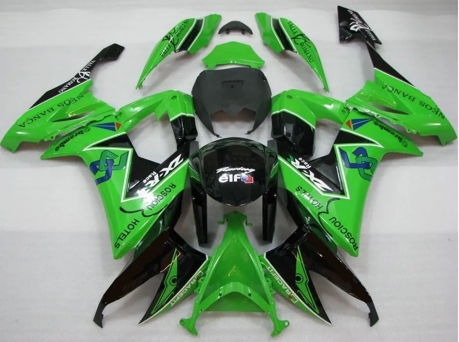 

4Gifts New Hot sales ABS Full Fairing Kit Fit For Kawasaki Ninja ZX-10R ZX10R 2008 2009 2010 08 09 10 Fairings set nice elf