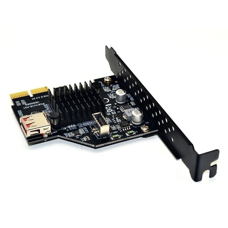 Добавить на карта Pci Express 3 0 Usb 1 E Pcie адаптер Райзер Тип Usb3.1 Gen2 10 Гбит/с + Usb2.0 карты