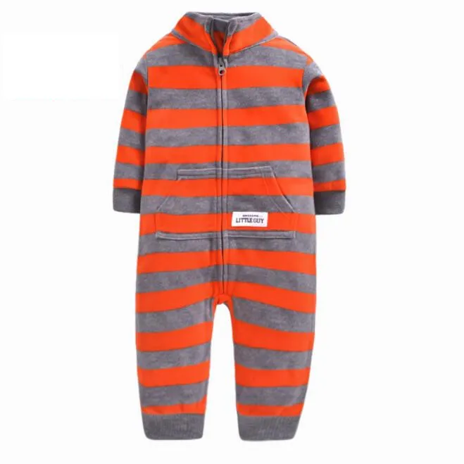Orangemom/Официальный магазин одежды для маленьких девочек флисовый комбинезон, мягкие пижамы одежда для малышей от 0 до 24 месяцев костюмы-комбинезоны для малышей - Цвет: HTWX