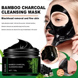 60g/120g Bamboo Charcoal Peeling Mask Tear Pull Black Blackhead Remove Acne Shrink Pores Cleansing Mask