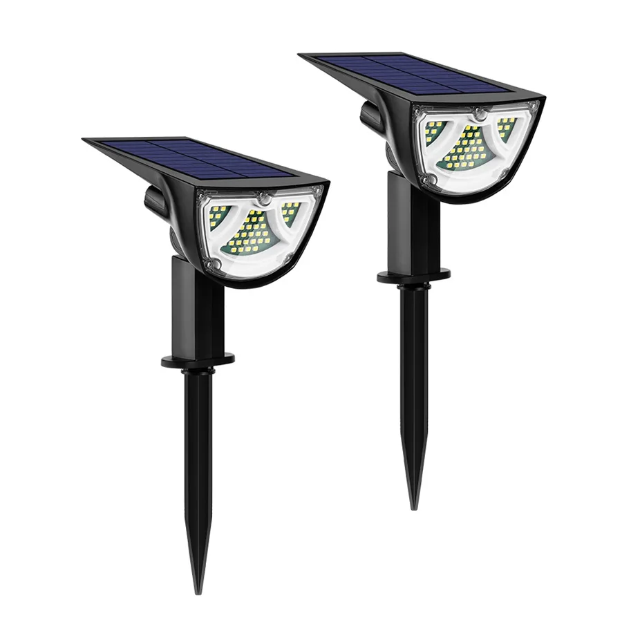 solar powered street lights 108 LED Outdoor Solar Lights Solar Spot Lights Landscape Spotlights 92 43 LED Adjustable garden decoraction warm white lamp IP65 solar stake lights Solar Lamps