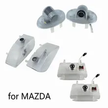 2 шт., светодиодный светильник для двери автомобиля, лазерный проектор, логотип Ghost Shadow, лампа для MAZDA ATENZA 6 8, мазда 6, RX8, CX-9, CX9, RUIYI, Мазда 8, MPV