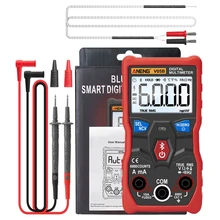 Multimètre numérique V05B, 6000 points True RMS, Bluetooth, courant AC/DC, ampli de tension