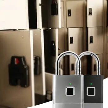 

Car Fingerprint Padlock Cabinet Lock Small Lock Dormitory Bag Small Lock Pure Fingerprint Lock