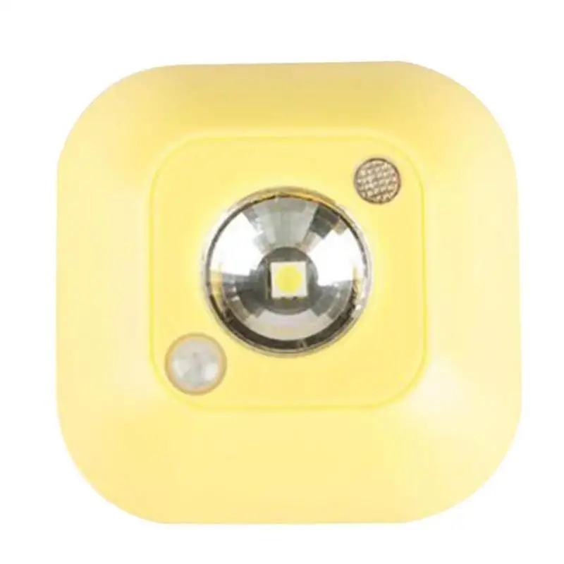VKTECH, Беспроводной светодиодный мини-светильник, Ночной светильник с датчиком движения, инфракрасный светильник с датчиком движения, настенный светильник для шкафа, лестницы, светильник