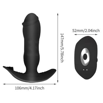 Telescopic Dildo Vibrator Female Masturbator G-spot Vagina Stimulator Prostate Massager Anal Plug Butt Plug Sex Toys for Couple 6