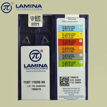 

TCMT110208NN LT10 LAMINA CNC blade carbide insert lathe tool 10pcs/lot TCMT 110208 NN LT10