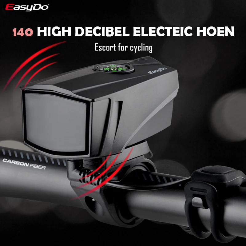 Clacson Elettrico Per Bicicletta 120dB: Campanello Forte E Ricaricabile, Impermeabile IPX5, Facile Da Montare