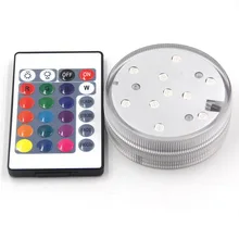 Светодиодный светильник для погружной свечи с дистанционным управлением, цветочный чайный светильник, мигающий водонепроницаемый светильник для свадебной вечеринки, декоративная лампа для кальяна