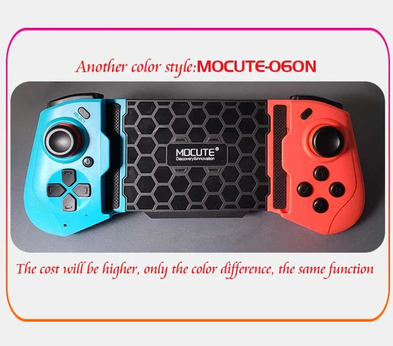 Mocute Wireless Bluetooth-compatible Pubg Mobile Gamepad Joystick Mocute 060 Game Controller for Android iOS