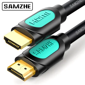 

SAMZHE 4K HDMI 2.0 Cable 3D 60FPS AV Cable for HD TV LCD Projector Computer Apple TV PS 3/4 TV-BOX Displayer Screen