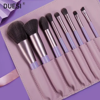 

DUESI 8pcs/Set New Makeup Brushes Set Professional Eyeshadow Blending Sculpting Blush Brush Beauty Essential Make Up Tools