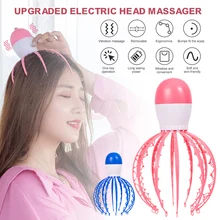 

Portable Electric Scalp Head Massager 12 Detachable Claws 84 Independent Nodes Octopus Massager Stress Relieve Deep Relaxation