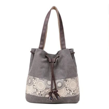 

Women Ethnic Style Shopping Bag Shopper Tote Large Eco Reusable Portable Shoulder Handbag Folding Pouch