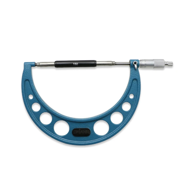 Description Picture 4 of itemSHAHE 0.01 mm 150-175 mm Blue Outside Micrometer 0.01 mm Mechanical Gauges Micrometer Metric Measuring Tool