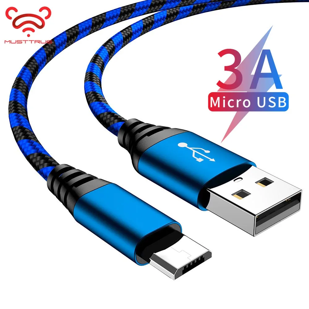 MUSTTRUE кабель для телефона Быстрая зарядка Micro usb Для huawei mate 7 8 p10 lite телефон зарядное