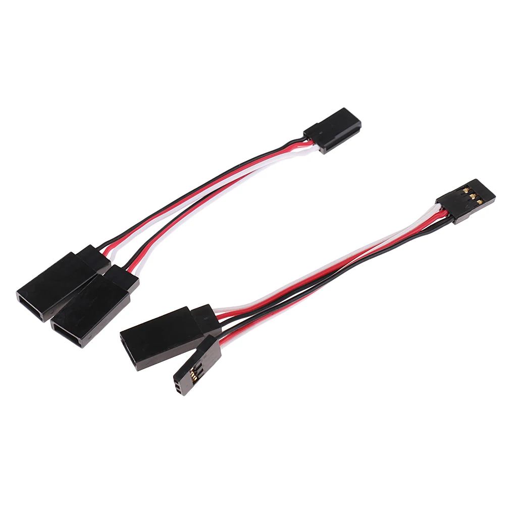 2 in 1 Y Shape Wire Harness Cable Male Female Connector 3Pins for RC Car ESC 2 in 1 Y Shape Wire Harness Cable Male Female Connector 3Pins for RC Car ESC