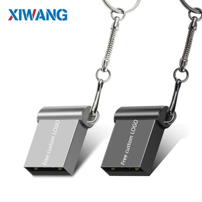 

mini metal 2.0 usb flash drive 128GB 64GB 32GB pen drive 16GB 8GB flash memory pendrive 4GB Storage USB stick Free print logo