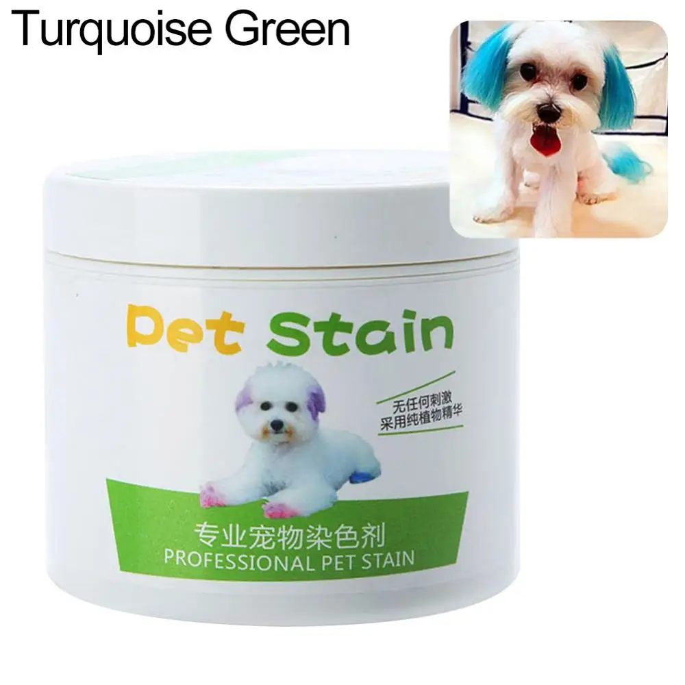 100ml Professional Pet Stain Anti Allergic Cat Dog Hair Dye Cream Coloring Agent