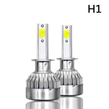 

C6 H1 LED Car Headlight Lights kits 72W 8000lm 6000K for Car Fog Lamp Lights 12V Automobiles Headlight Bulbs Accessories