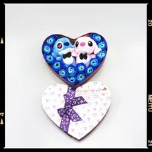 Мультфильм стежка Подсолнух Плюшевые игрушки с искусственными цветами Творческий букет украшение дома Валентина Рождественские подарки