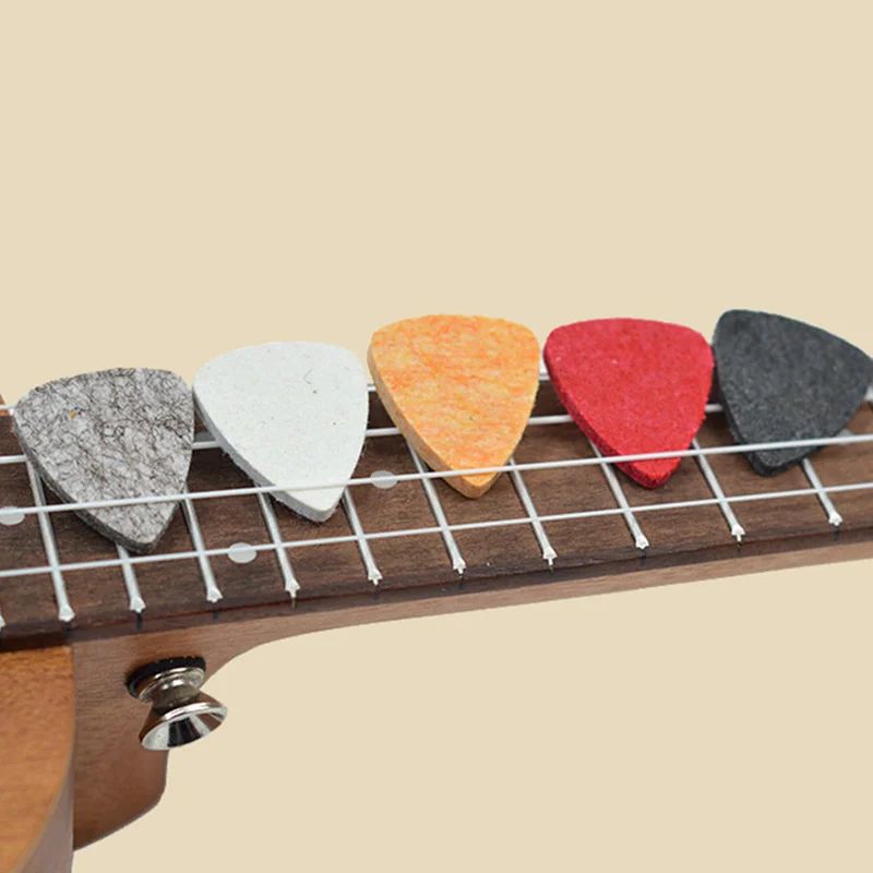 5 шт. Войлок укулеле выбор акустический электрический бас Gutiar Pick Plectrum гитары ra