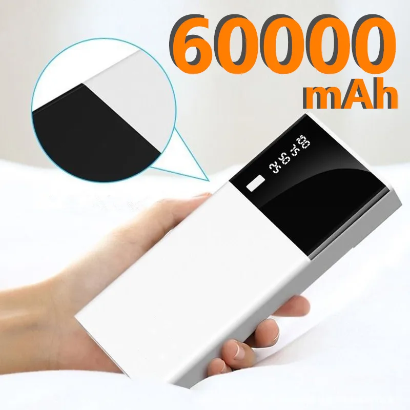 Внешний аккумулятор высокой емкости на 60000 мА · ч с USB-портами | Мобильные телефоны