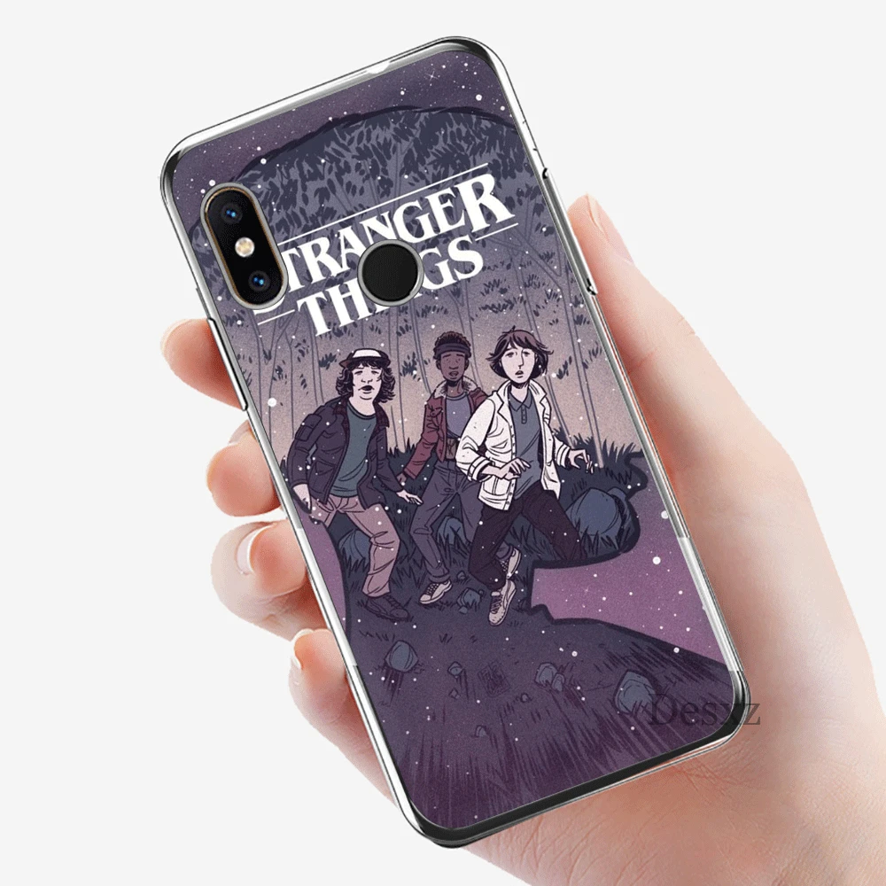 Чехол милый мультфильм для Xiaomi mi 5 5S 6 6X8 SE A1 A2 Lite mi x 2S 6A 9 9se MAX 3 крышка странные вещи ТВ странные вещи плакат