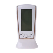 Цифровой ЖК-будильник с календарем и термометром с подсветкой для дома