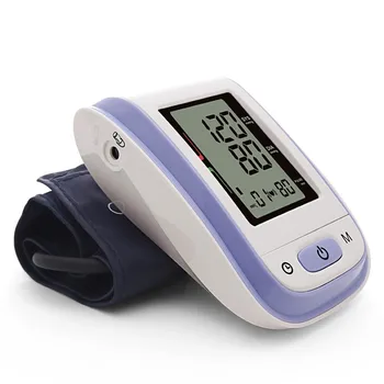 

Blood Pressure Arm Pulse Monitor with LCD Portable Heart Beat Meter Measuring Automatic Health Care Larger Cuff