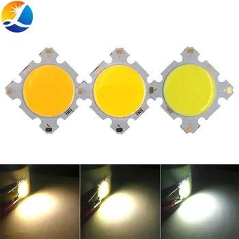 

28x28mm Square COB LED Chip 20mm Diameter Round Light 10W 15W 20W 30W Warm Natural Cold White Color COB for Ceiling Spot Lamps