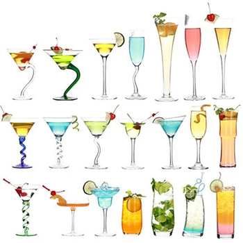 

Cocktail Glass Cup Beer Juice Whiskey Boron Martini Wine Cup With Drinking bar Night Club Halloween Party Wedding