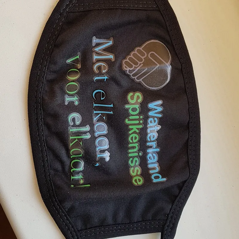 Print Advertising Cotton Face Masks Black Dust Cotton Anti Dust Face Mask Mouth Cover Individual Package Respirator