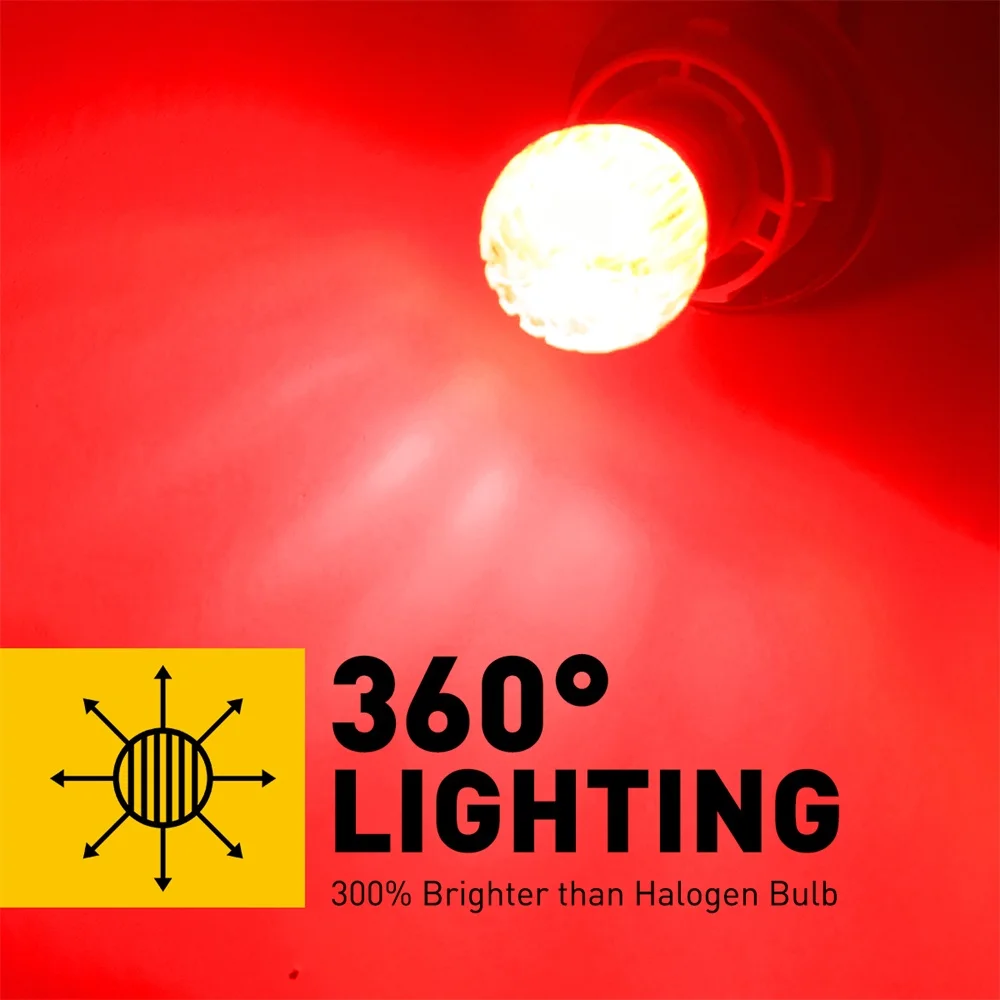 AUXITO-1157 Bay15d LED  ȭƮ 7507 P21/5W LED Canbus ,  DRL  ġ 극ũ  ڵ   12V, 2 