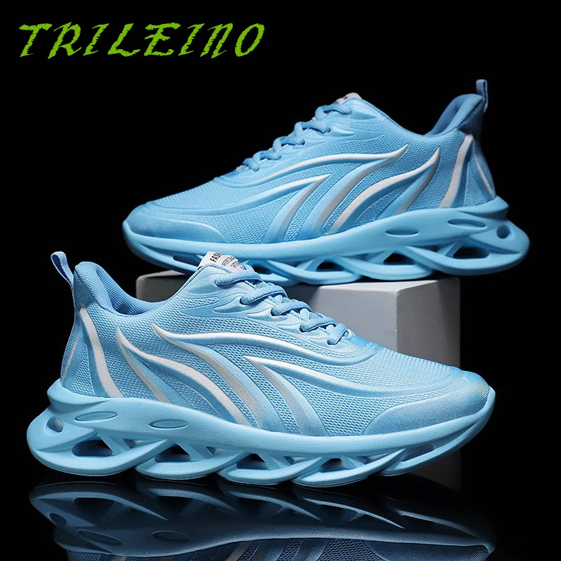 nike sky blue sports shoes