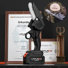 4/6 Polegada sem escova corrente daw sem fio mini handheld poda serra portátil carpintaria serra elétrica corte jardim ferramentas de jardinagem