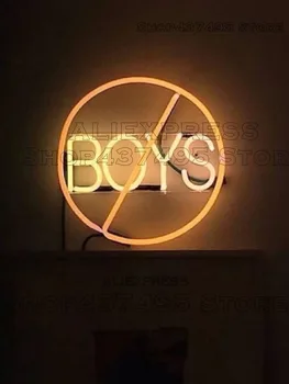 

Forbid BOYS CUSTOM neon lamp PINK Drawing board neon sign light Home lamp Light letrero led light neon signs lights Neon Decorat