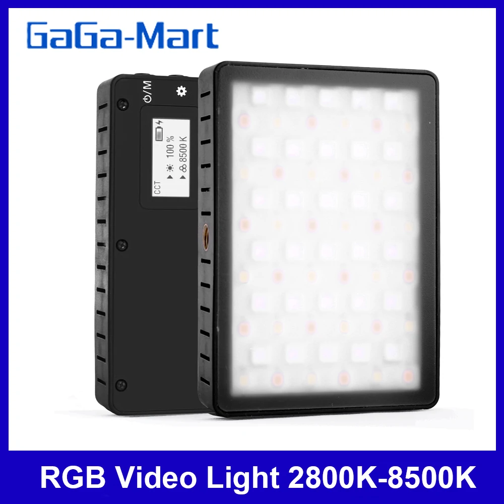 Andoer FL30 портативный RGB видео светильник светодиодный заполняющий 2800K 8500K CRI95 TLC97