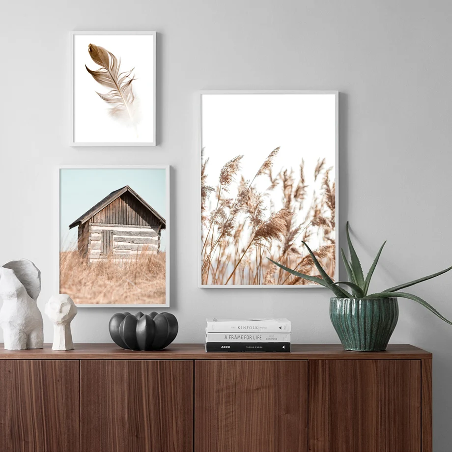 Wall-Art-Canvas-Painting-Beige-Reed-Cotton-Plant-Leaves-Nordic-Posters-And-Prints-Landscape-Wall-Pictures (1)